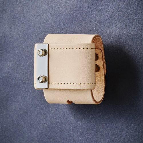 KNICKS（ニックス） セフコンベ脱着 ヌメ革ベルトループ 茶 KN-DXT