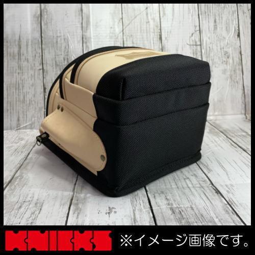 KNICKS ニックス KNB-301DD 総ヌメ革使用3段腰袋(バリスティック生地