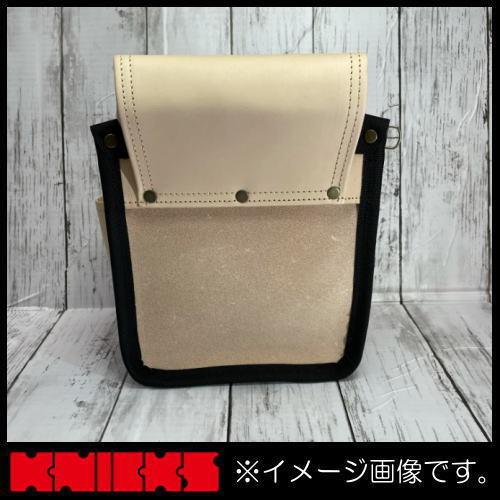 KNICKS（ニックス） KNB-301DD 総ヌメ革使用3段腰袋(バリスティック