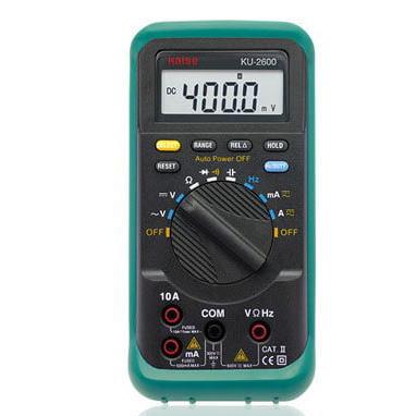 kaise デジタルテスタ+テストリードキットセット KU-2600+100-41 kaise デジタルテスタ+テストリードキットセット KU-2600+100-41