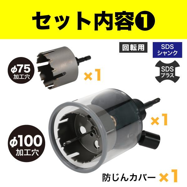 DENSAN（デンサン） まんてんホールソー住宅DLセット MT-7510Z : 創工