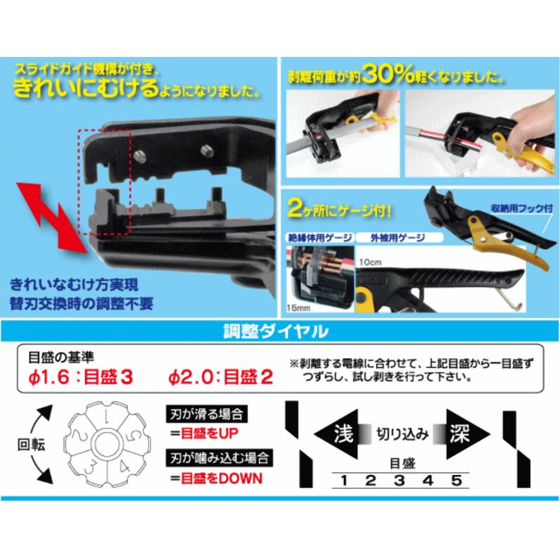MVA-4A ダイヤル式VA線ストリッパー マーベル MARVEL : 創工館 - 通販