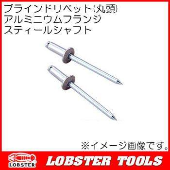 ブラインドリベット(丸頭) NSA610 (アルミニウムフランジ　スチールシャフト) ロブテックス エビ印