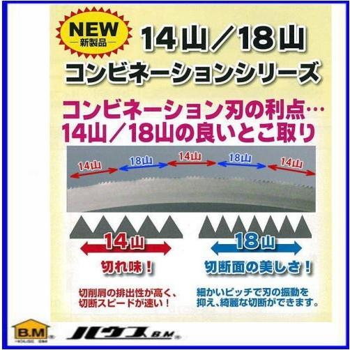 ポータブルバンドソーブレード 全長：1260mm PB-1260C 5本入 ハウスビーエム ハウスBM｜soukoukan｜02