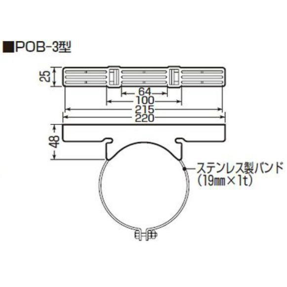 未来工業 鋼管用ポールバンド ベージュ Pob 3s Mirai Pob 3s Mirai 創工館 通販 Yahoo ショッピング