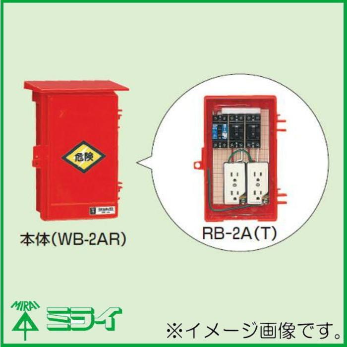 未来工業 屋外電力用仮設ボックス(漏電しゃ断器・分岐ブレーカ