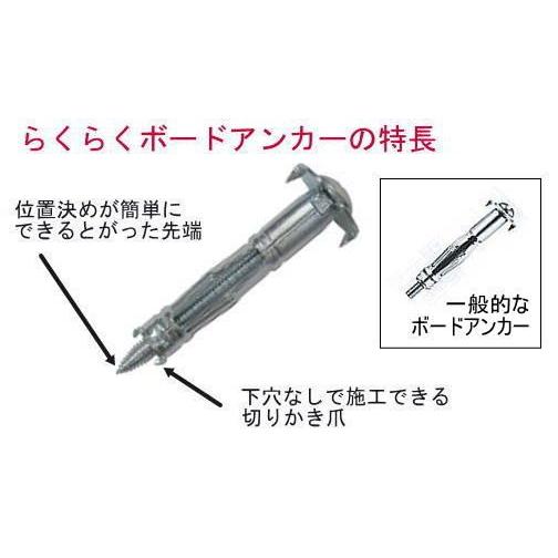 RBA412T らくらくボードアンカー(200本入) 若井産業 WAKAI RBA RBA412T らくらくボードアンカー(200本入) 若井産業 WAKAI RBA