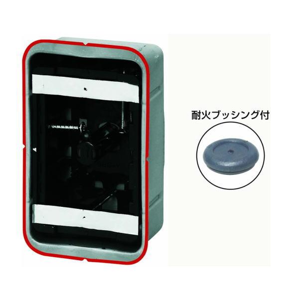 未来工業 鋼製カバー付スライドボックス センター磁石付 1ヶ用 SBG-1FY 