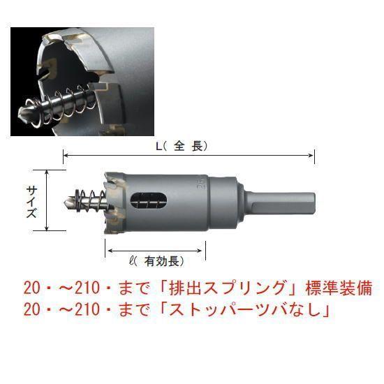 トリプル超硬ロングホルソー 200mm 回転用 SHP-200 ハウスビーエム｜soukoukan｜02