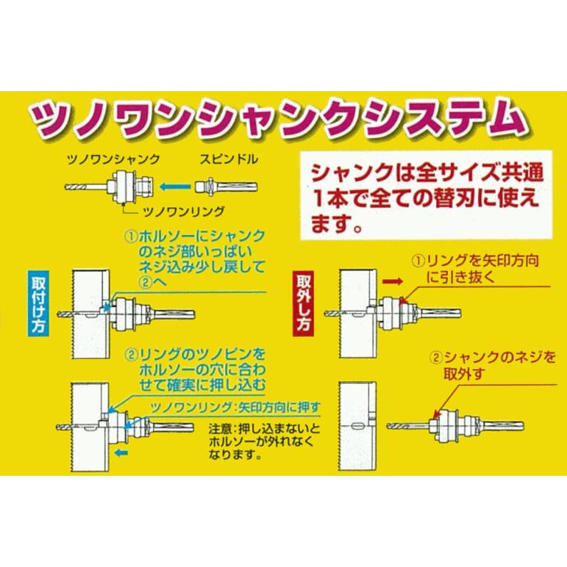 ツノワンダウンライトホルソーセット TWDL-2 100mm・125mmセット ハウスビーエム｜soukoukan｜03