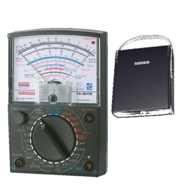 アナログマルチメータ YX-361TR/CYS ケース付 三和電気計器 SANWA : 創