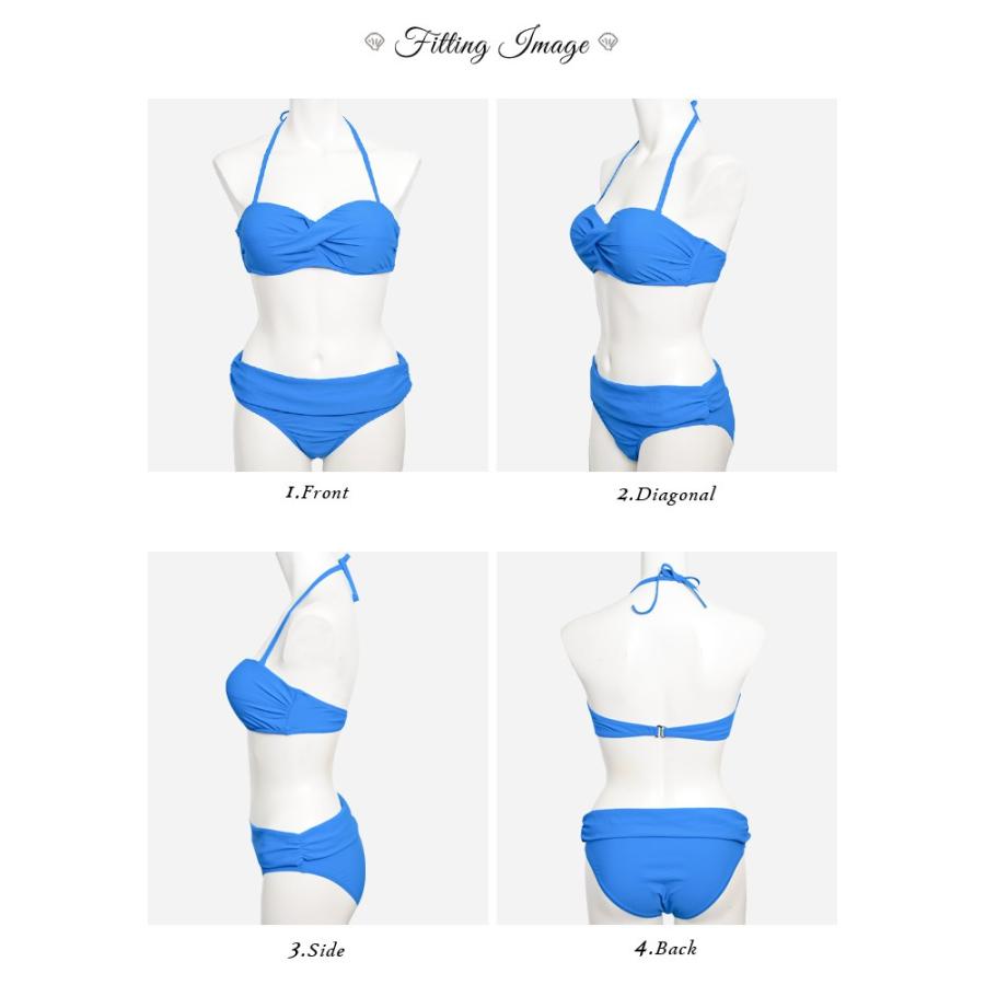 KOEISTORE 水着 2025 レディース 水着セット ビキニ バンドゥ