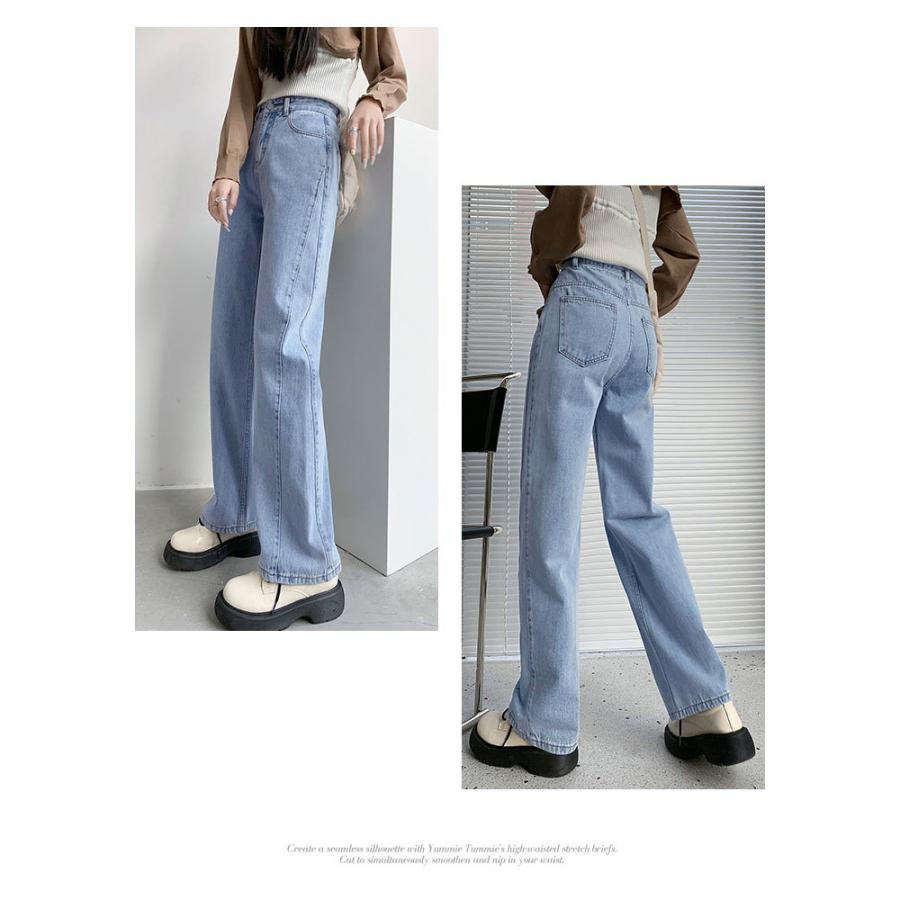 ルネ♡パンツ KOEISTORE デニムパンツ レディース 春 夏 春夏 黒 ワイドパンツ