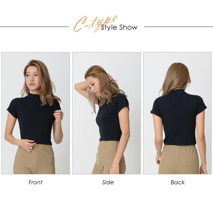KOEISTORE カットソー Tシャツ 半袖 レディース ショート丈 KOEISTORE カットソー Tシャツ 半袖 レディース ショート丈