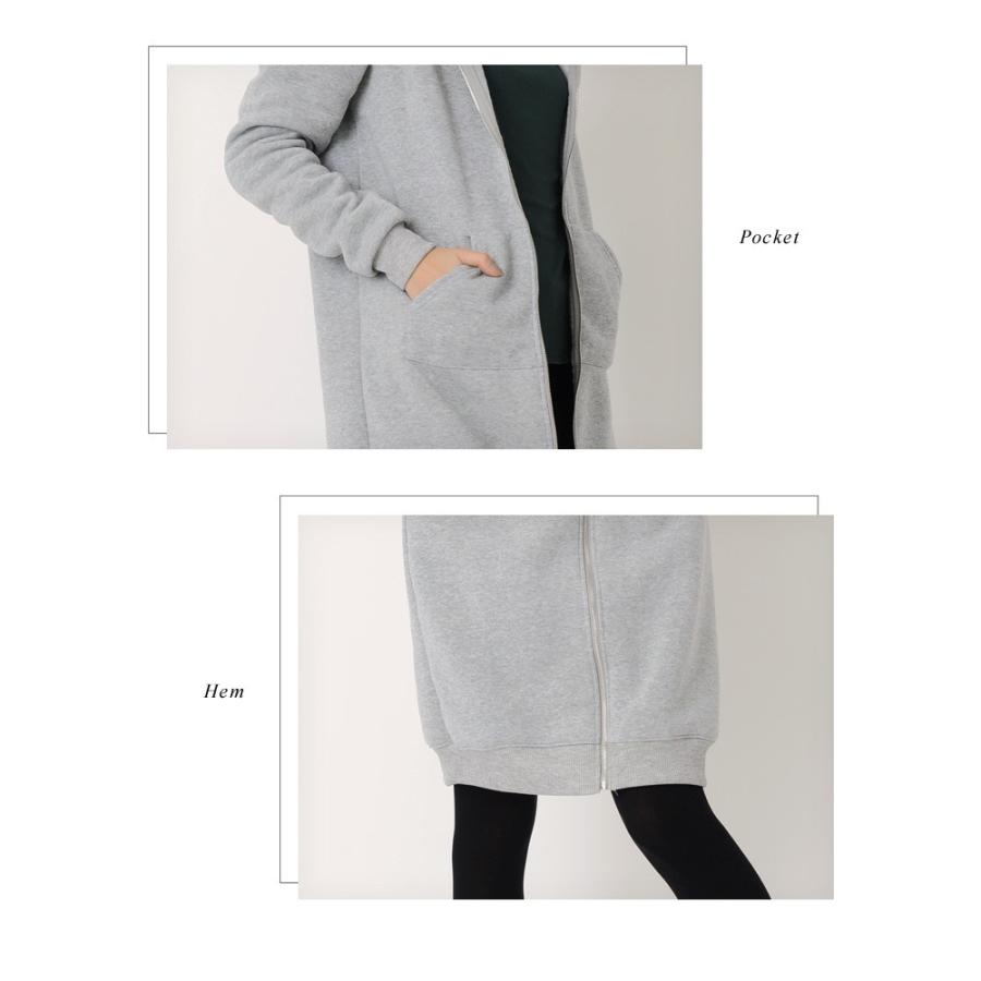 裏起毛 パーカー レディース 秋 冬 秋冬 アウター ワンピース 裏起毛パーカ 大人 ロング ひざ丈 黒 オフィス 長袖 代 30代 40代 Ol ママ 母 送料無料 Y4124 セレクトショップ Soul 通販 Yahoo ショッピング