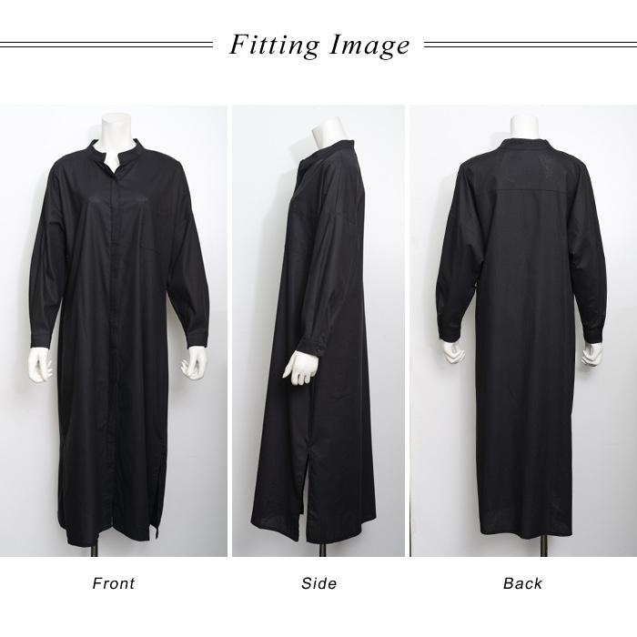 KOEISTORE ワンピース レディース 春 夏 春夏 黒 シャツワンピ
