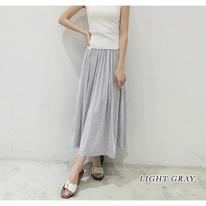 KOEISTORE マキシスカート フレア スカート ひざ丈 レディース マキシ