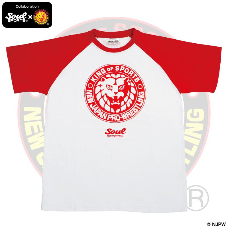 魂 Tシャツ 新日本プロレス × SOUL SPORTS コラボ ライオン 魂 Tシャツ 新日本プロレス × SOUL SPORTS コラボ ライオン
