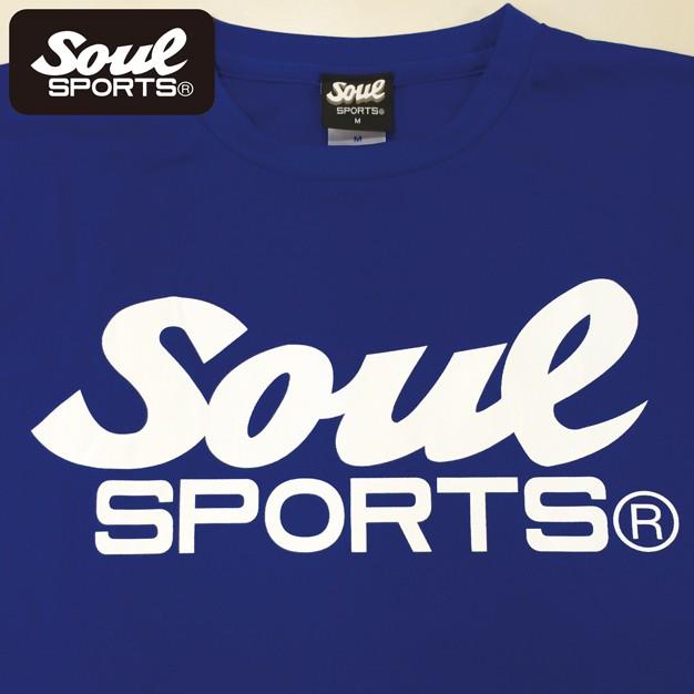 魂 ドライメッシュ 吸汗速乾 半袖 Tシャツ SOULロゴ SOUL SPORTS