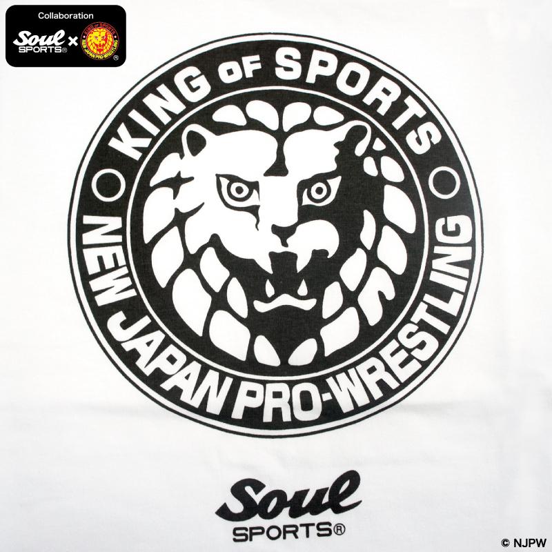 新日本プロレス Soul Sports コラボ 定番 ライオンマーク ラグラン 半袖 Tシャツ ブラック 再入荷 Soul Sports Yahoo 店 通販 Yahoo ショッピング