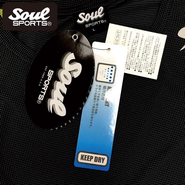 ドライ ノースリーブ 軽量 切替 タンクトップ SOUL SPORTS 黒×レッド/黒×イエロー |  | 05