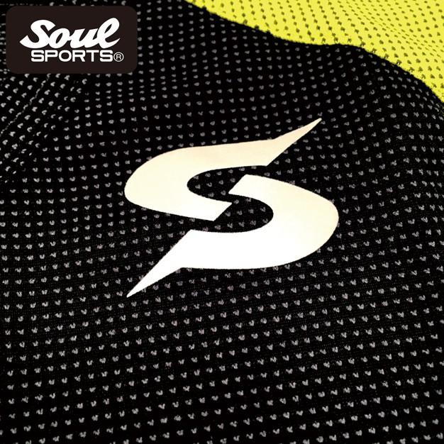 ドライ ノースリーブ 軽量 切替 タンクトップ SOUL SPORTS 黒×レッド/黒×イエロー |  | 06