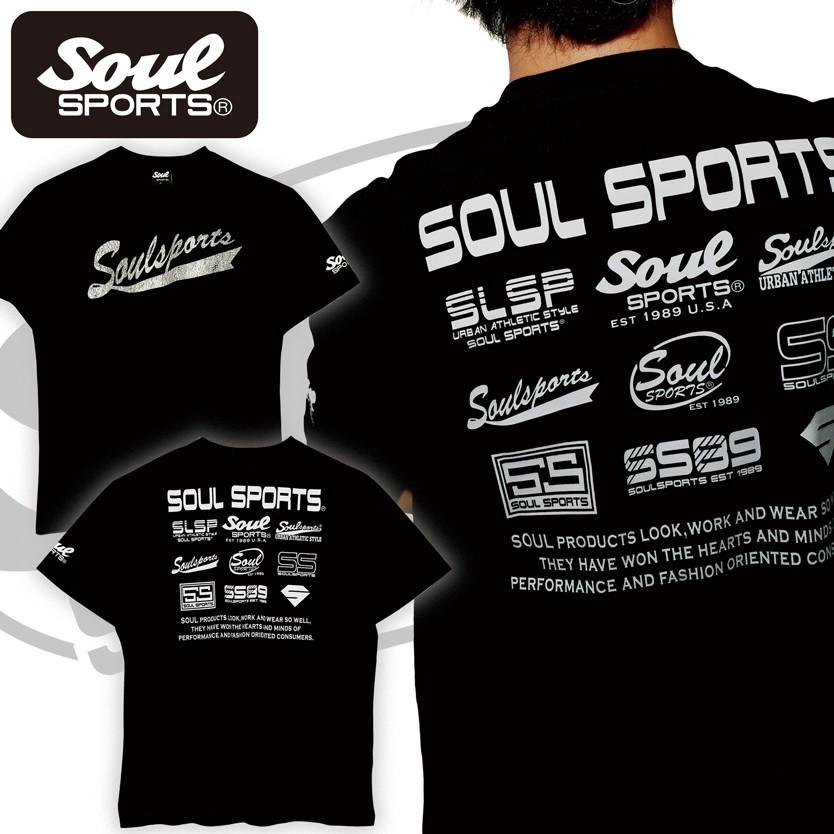 プロレス Tシャツ フェス風 半袖 SOUL SPORTS ソウル 黒/白 njpw |  | 12