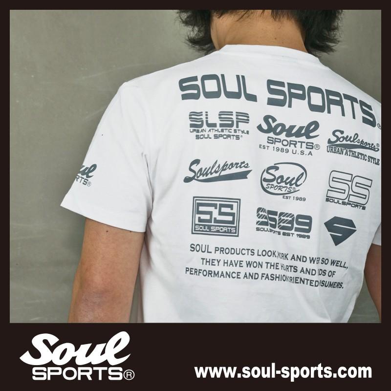 プロレス Tシャツ フェス風 半袖 SOUL SPORTS ソウル 黒/白 njpw |  | 14