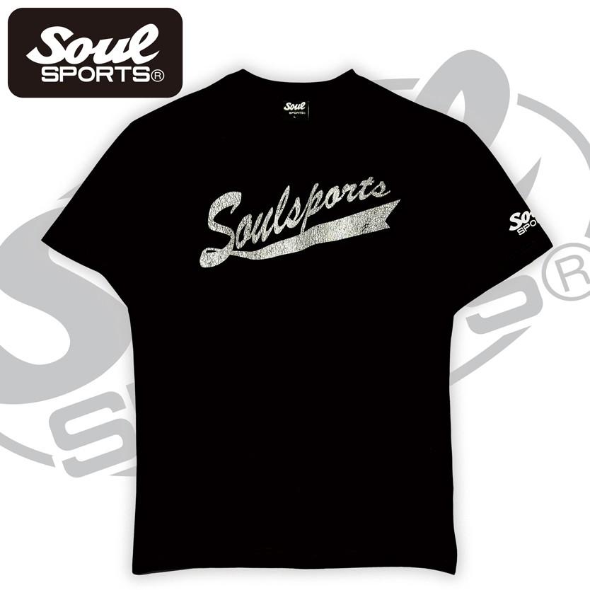 プロレス Tシャツ フェス風 半袖 SOUL SPORTS ソウル 黒/白 njpw |  | 04