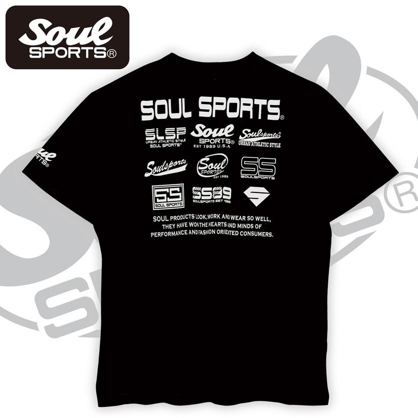 フェス風 集合ロゴ 半袖 Tシャツ 綿100 Soul Sports オリジナル ソウルスポーツ ブラック ホワイト 0111 Soul Sports Yahoo 店 通販 Yahoo ショッピング