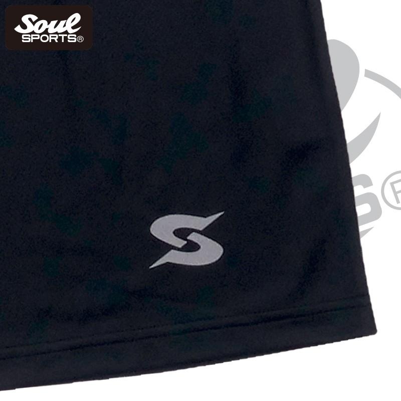 ドライ Tシャツ 反射ロゴ 半袖 トレーニング  SOUL SPORTS ソウル ブラック njpw |  | 06