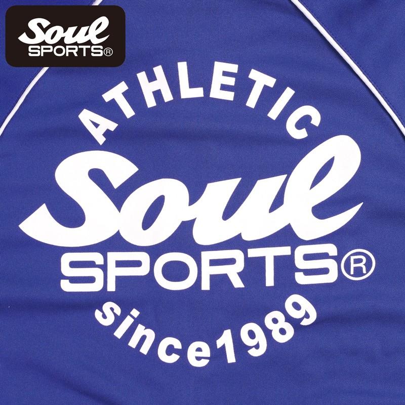 上下セット SOUL SPORTS 半袖 ジャージ セットアップ 袖テープ 上下セット SOUL SPORTS 半袖 ジャージ セットアップ 袖テープ