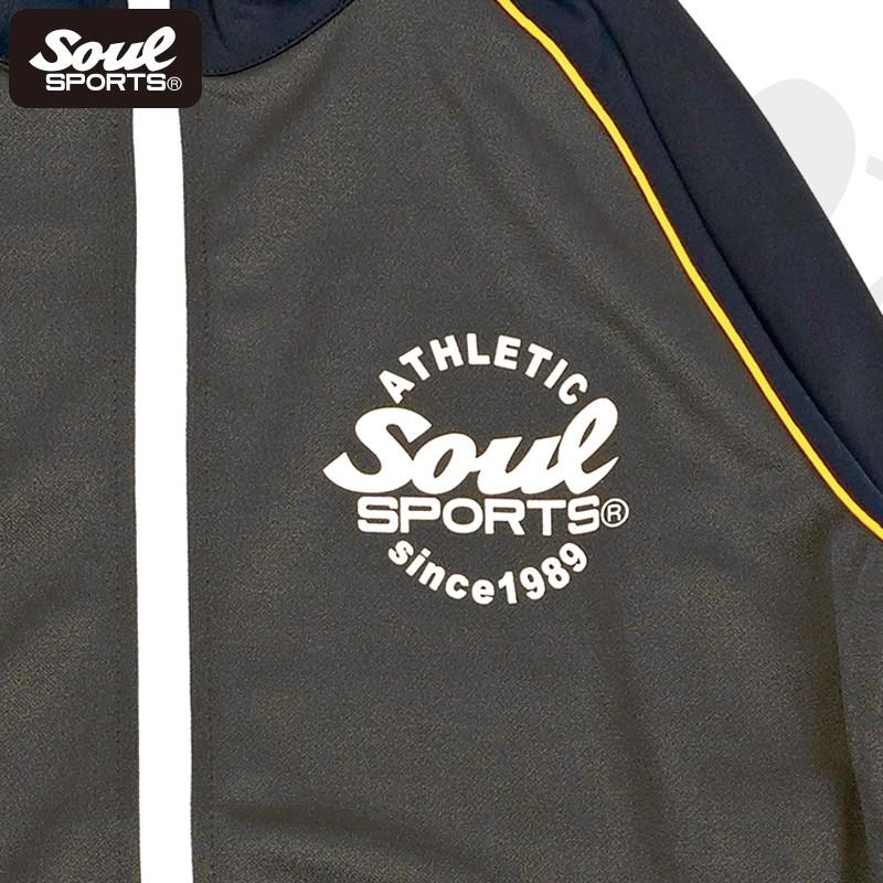 上下セット SOUL SPORTS ナンバリング ラグラン 長袖 ジャージ