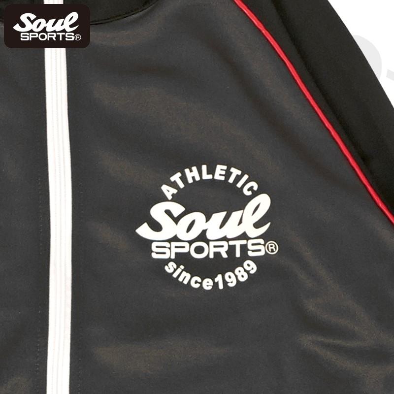 上下セット SOUL SPORTS ナンバリング ラグラン 長袖 ジャージ