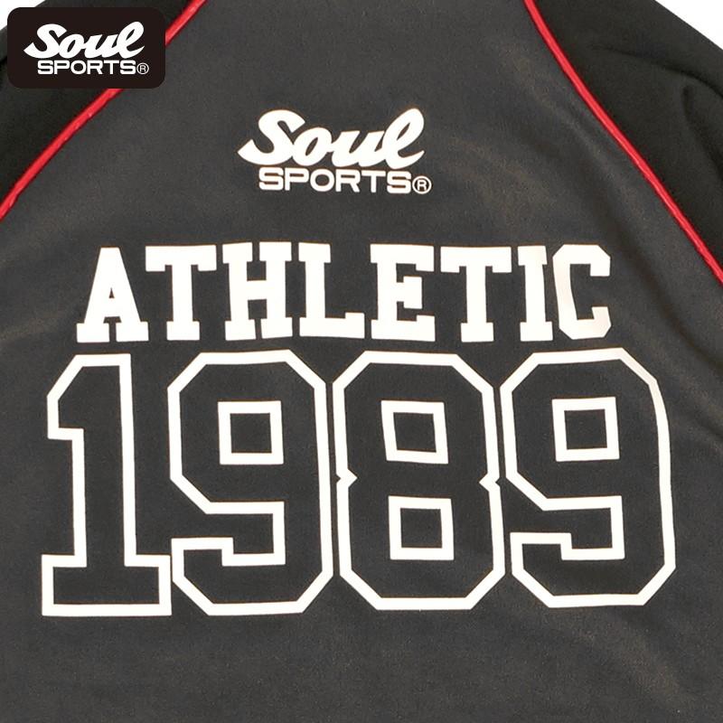 上下セット SOUL SPORTS ナンバリング ラグラン 長袖 ジャージ