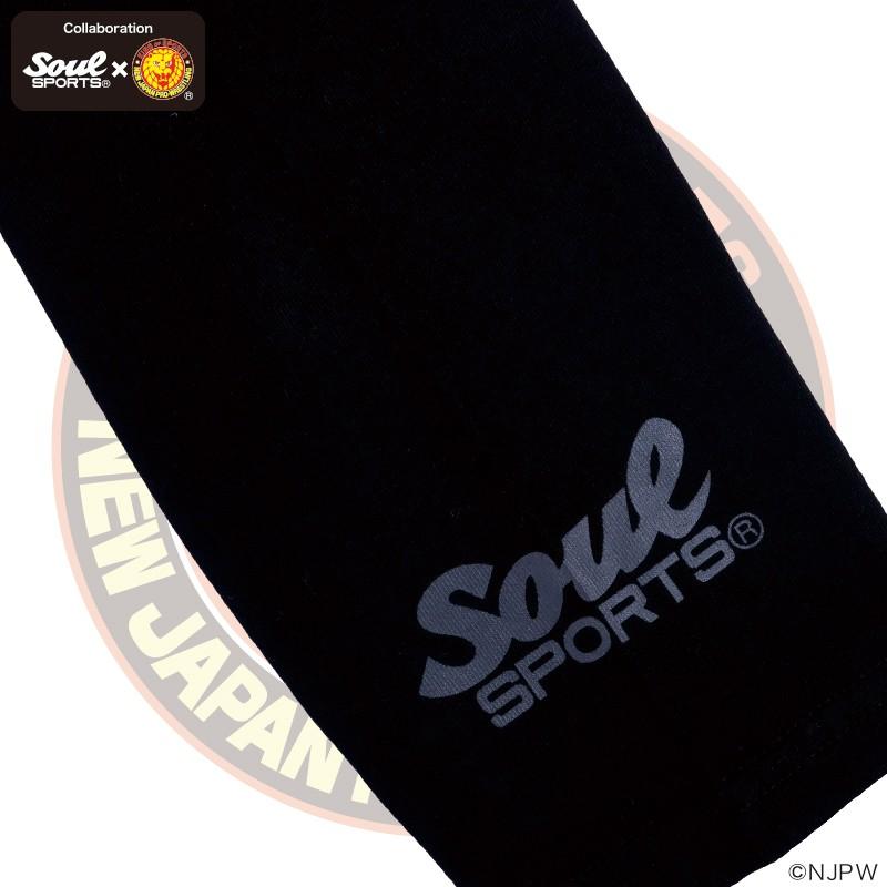 クラシック ロゴ ライオンマーク 長袖 ラグラン Tシャツ 綿100％  新日本プロレス × SOUL SPORTS コラボ ソウルスポーツ　レッド/ブラック |  | 12