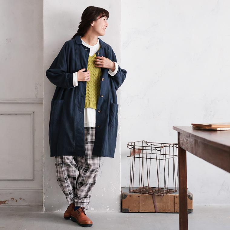 3L　ソウルベリー　はみ出すためのリネンの羽織　麻ジャケット　未使用　黒 soulberry はみ出すためのリネンの羽織り レディース ジャケット