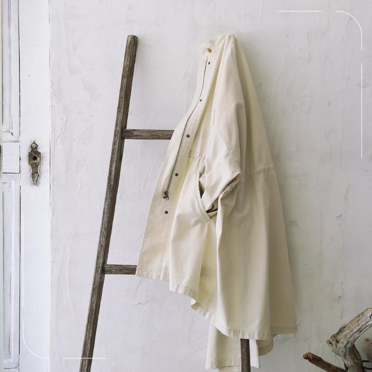 soulberry（ソウルベリー） 白いモッズコート レディース アウター