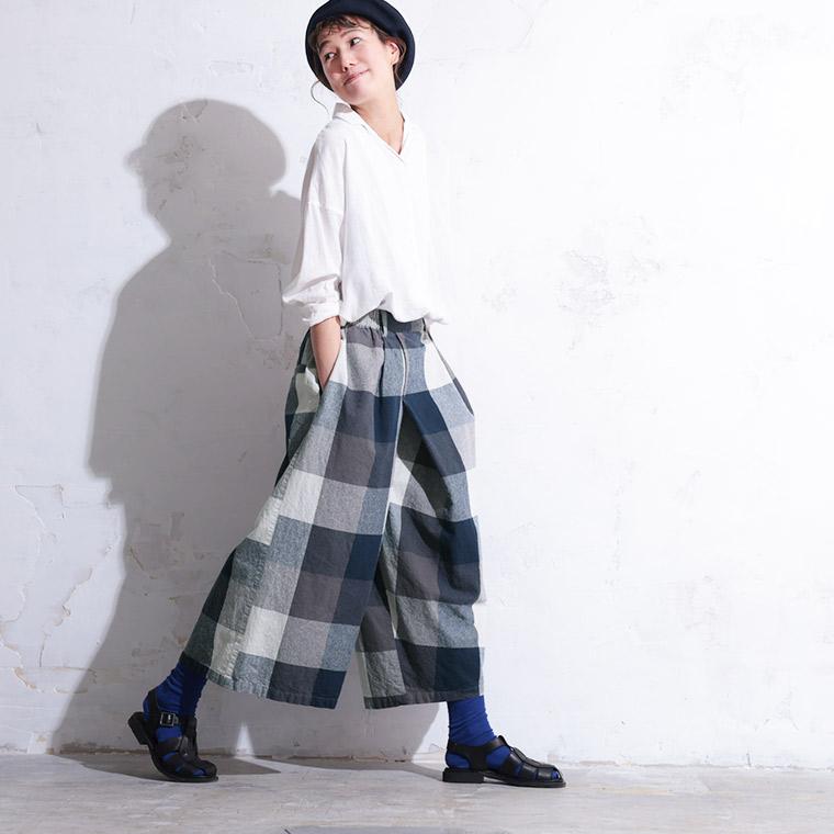 パンツ シルクネップツイード ワイドパンツ レディース 値下げ】【23区