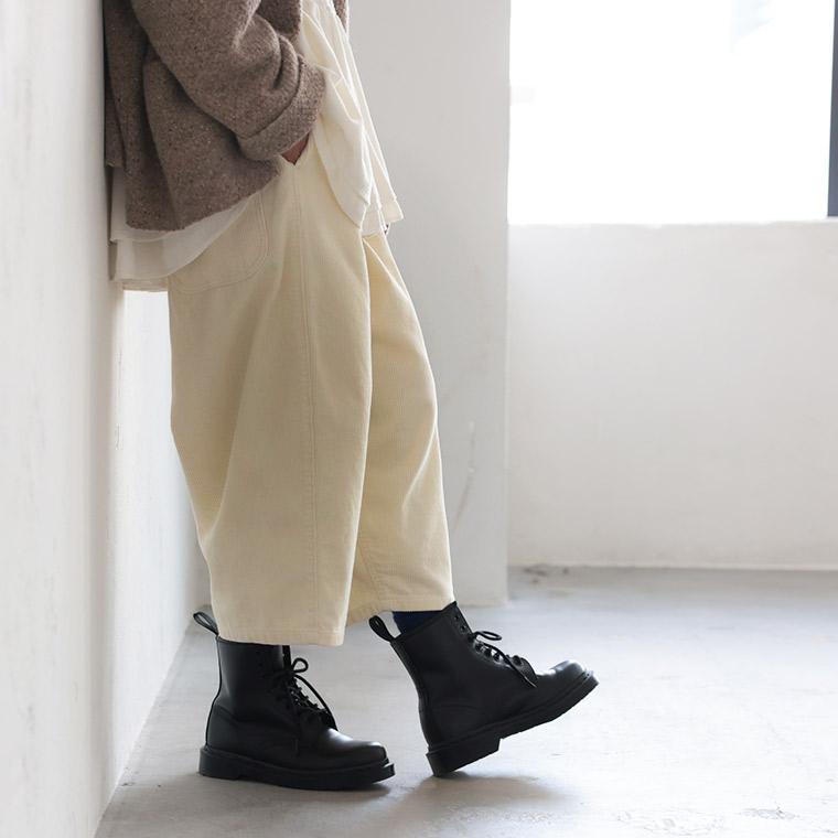 フルーツオブライフ　コーデュロイ　テーパードパンツ fruits of life コーデュロイテーパードパンツ 濃藍色 /ネイビー