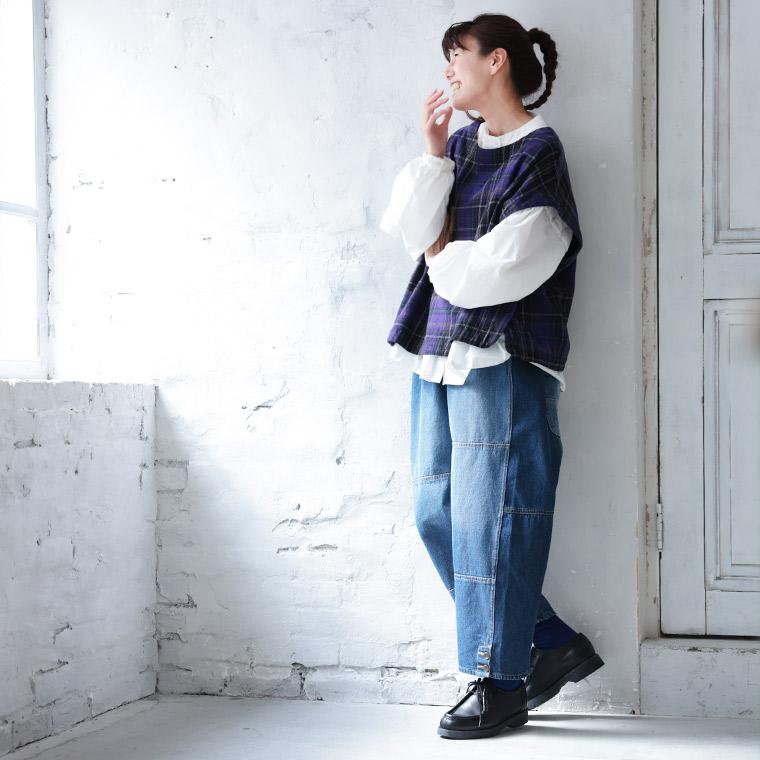 soulberry（ソウルベリー） 【ついに再入荷！】はぎはぎパネるデニム