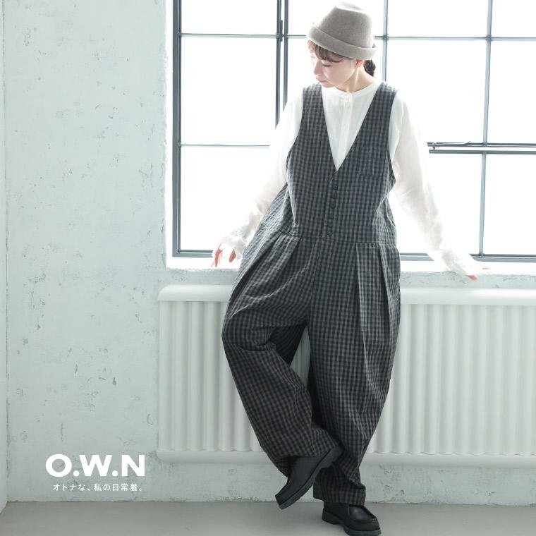soulberry（ソウルベリー） O.W.N ギンガムチェックのサロペット