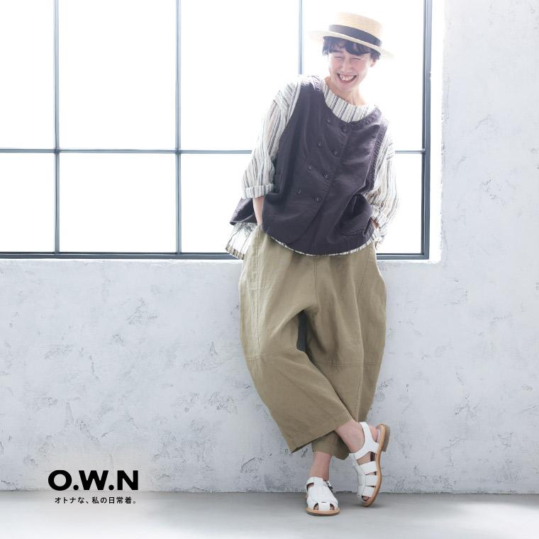 soulberry（ソウルベリー） O.W.N まるっと可愛い、リネンのパンツ