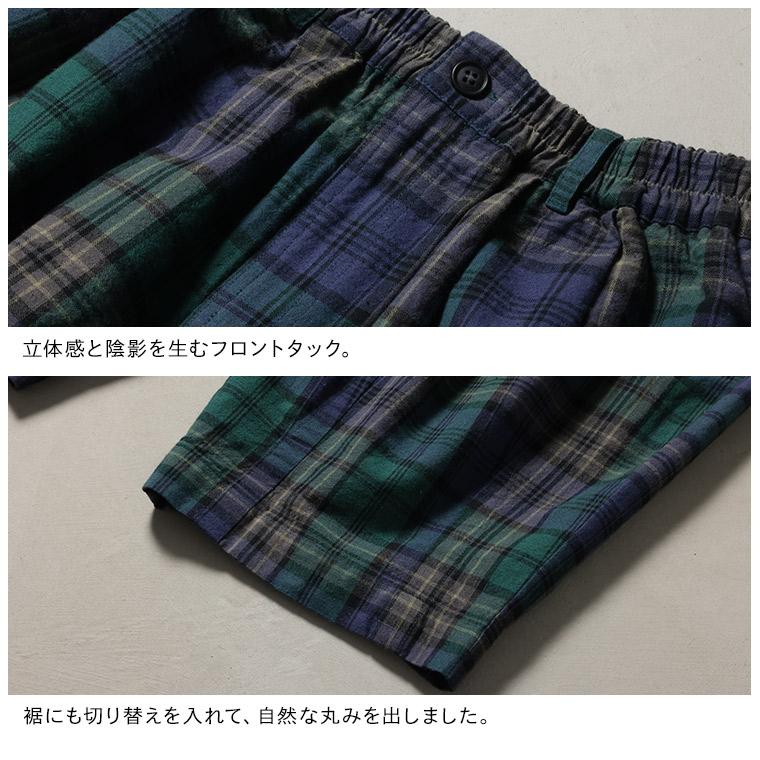 soulberry（ソウルベリー） O.W.N ブラックウォッチな9分丈パンツ