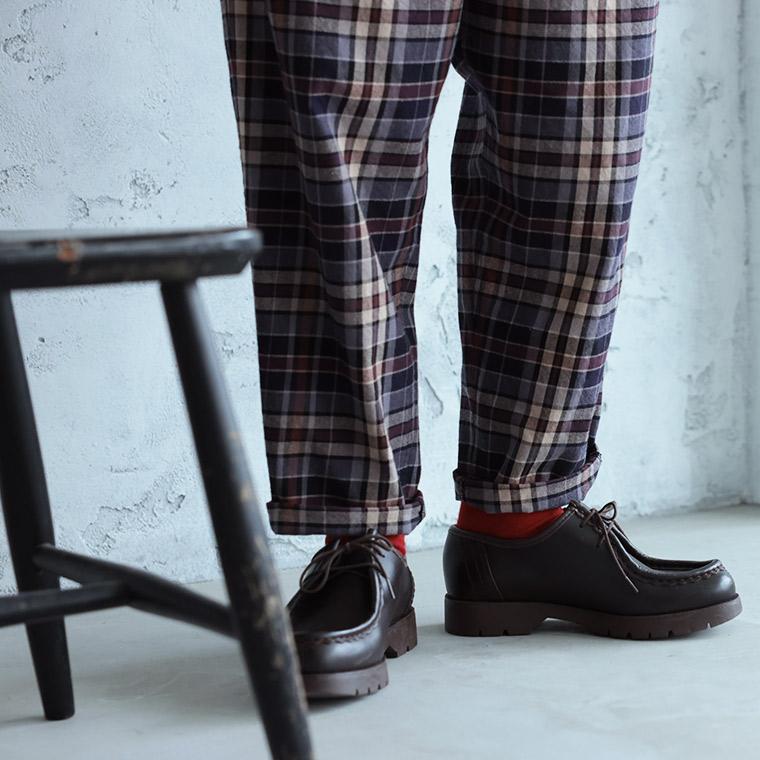 soulberry（ソウルベリー） チェックで仕立てた“ふつうのパンツ
