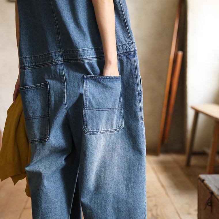 高評価！ 店長のデニムなサロペット レディース オーバーオール デニム