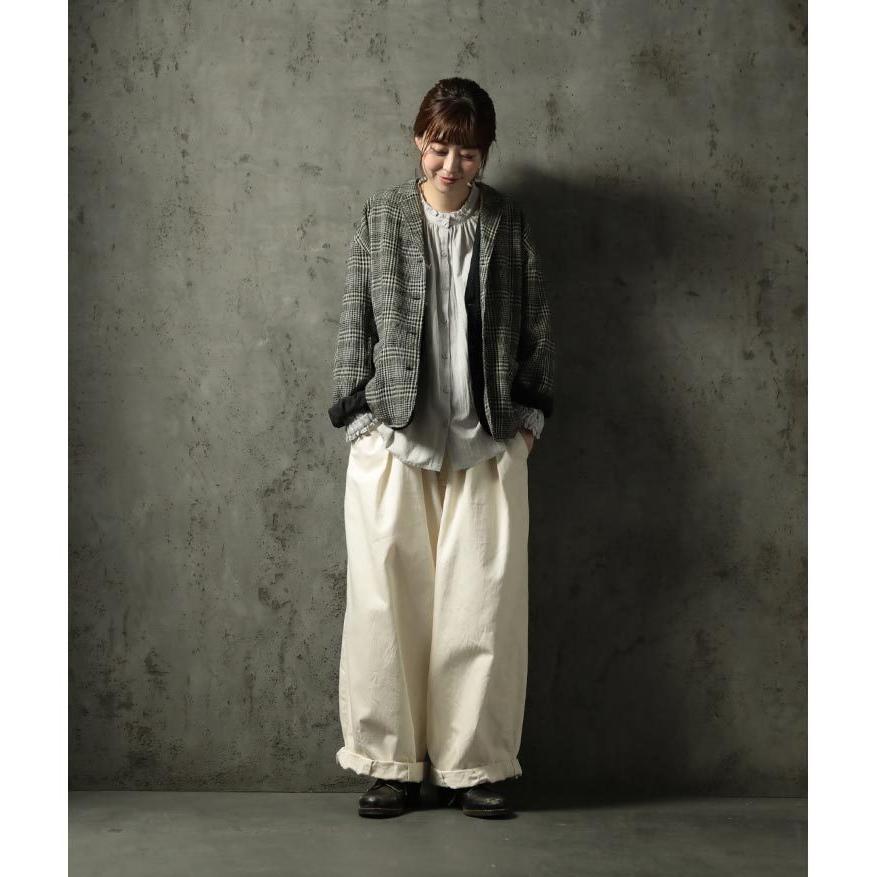 夏の ぽわん を楽しむ白パンツ レディース コクーン ワイド バルーンパンツ サーカスパンツ ボールパンツ ボトムス Soulberry 通販 Paypayモール