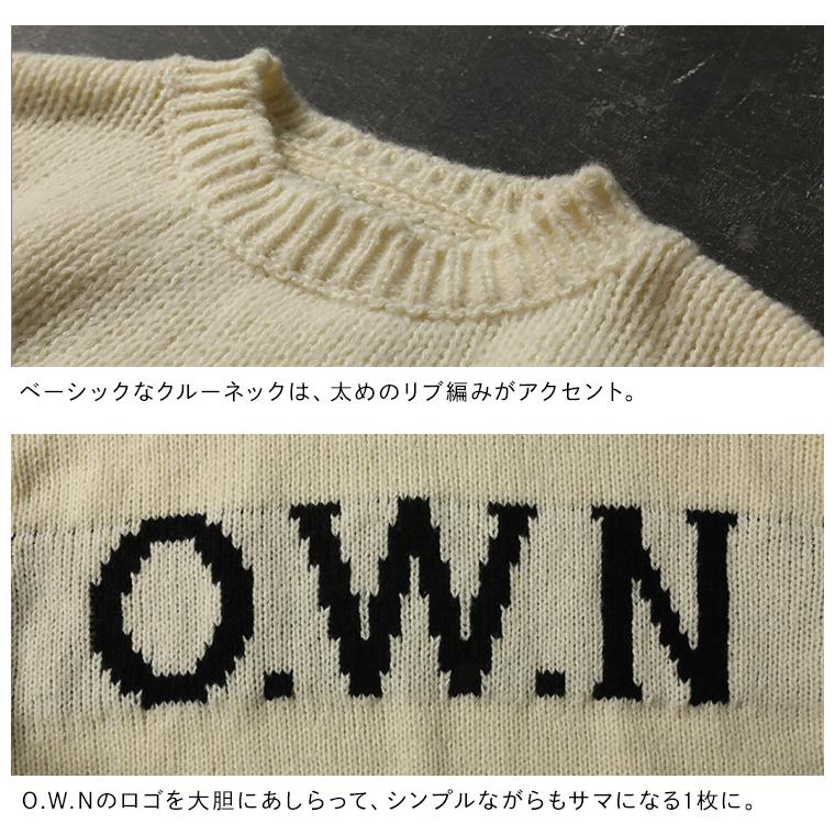 soulberry（ソウルベリー） O.W.N O.W.Nのざっくり編みニット