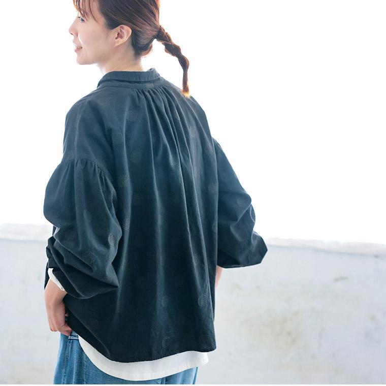 soulberry 【ついに再入荷！】ほんのりドットな、長袖ふんわり