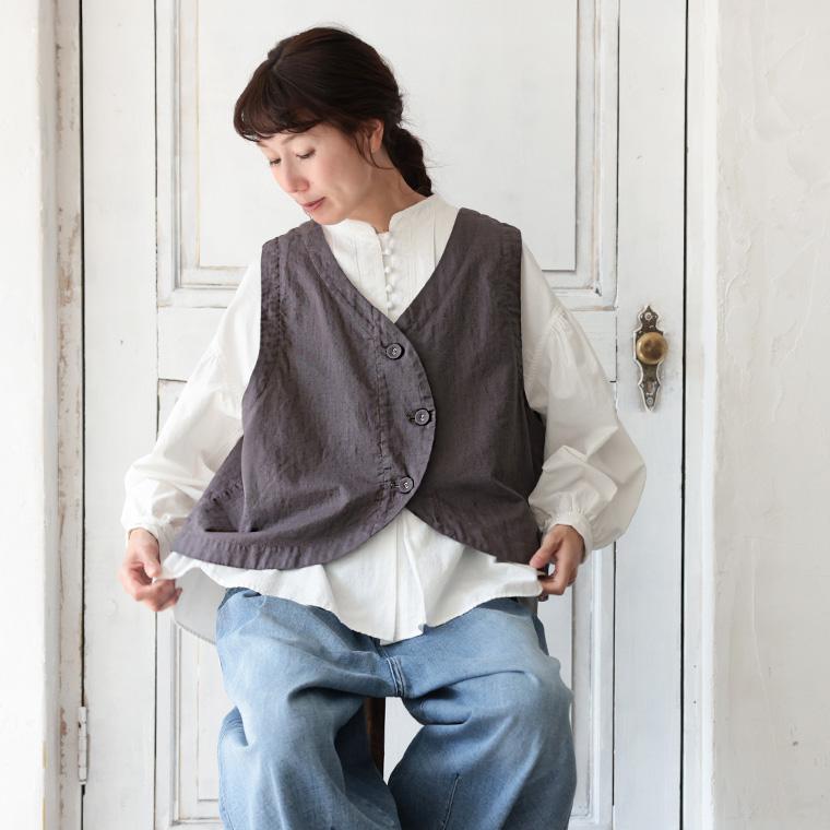 soulberry（ソウルベリー） あしたのふく ちょい足すベスト レディース